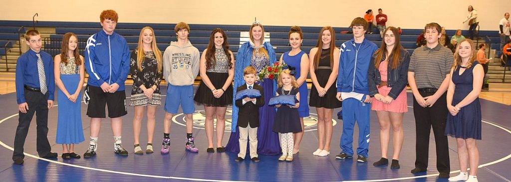 Wrestling Homecoming Court