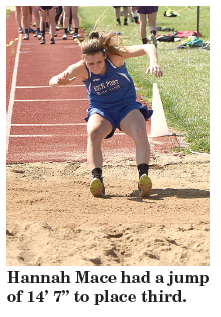 annah Mace long jump