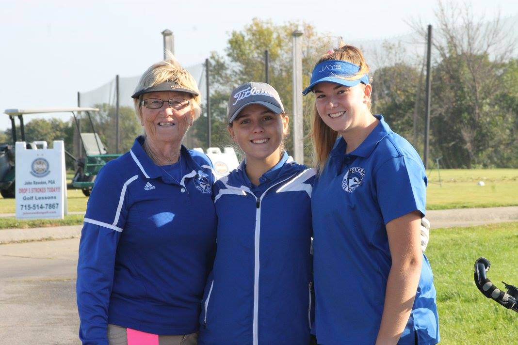 Sue Owen, Gretchen Tharp, and Ally Demott
