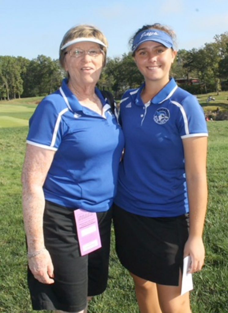 Coach Sue Owen, Gretchen Tharp