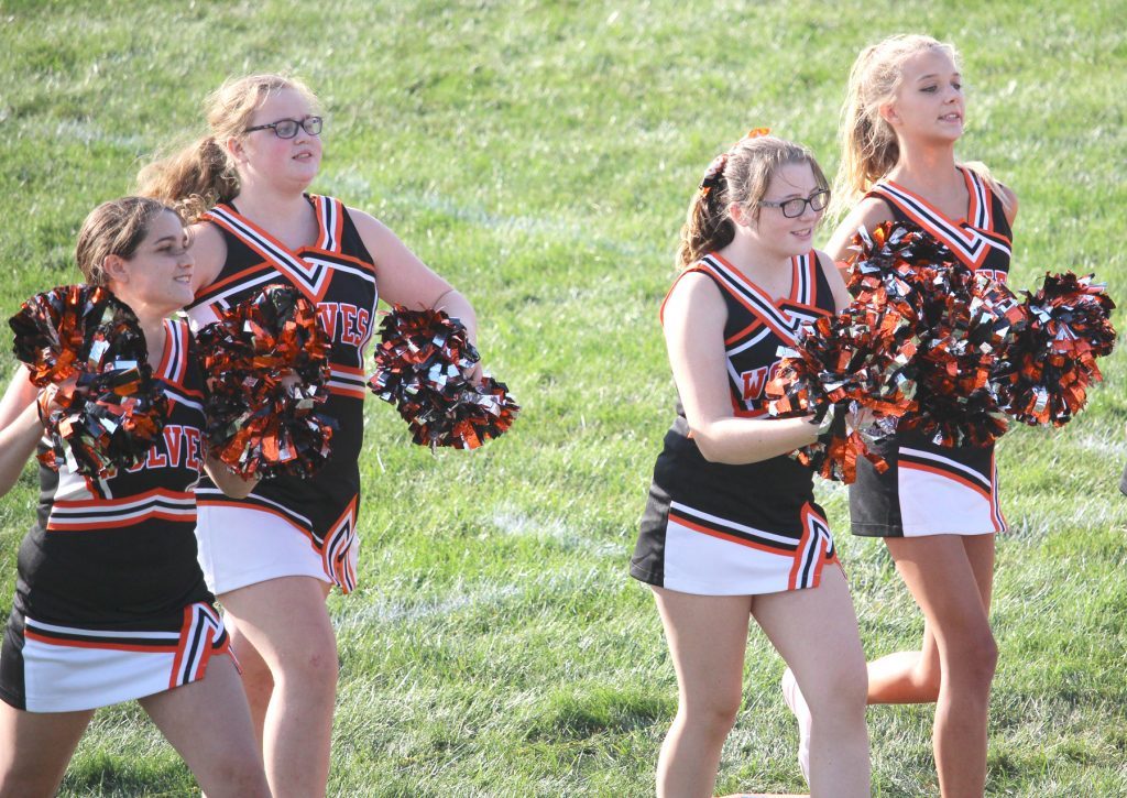East Atchison cheerleaders