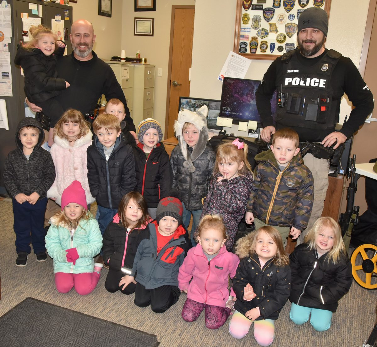 Honey Tree students tour Tarkio City Hall