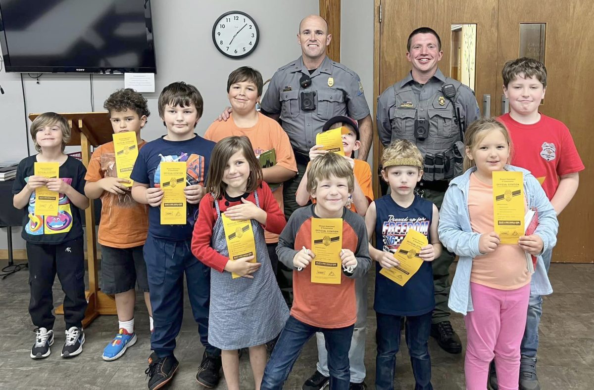 Tarkio Cub Scouts visited by Missouri Conservation Agents