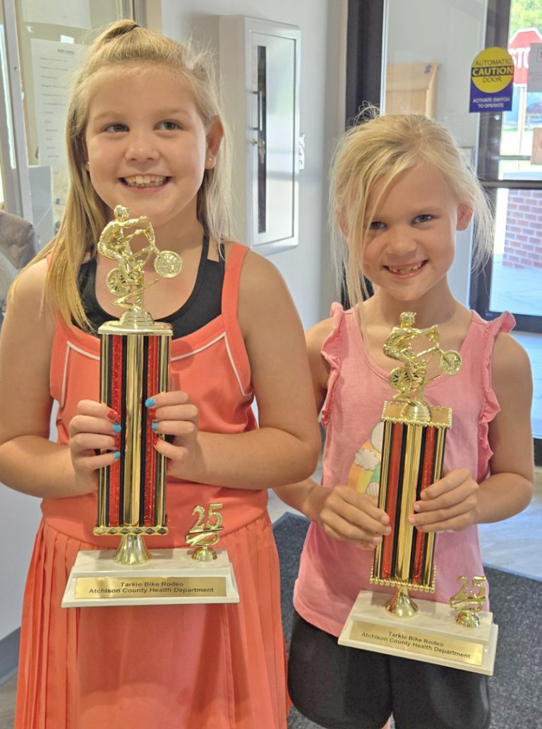 Girls earn Bicycle Rodeo trophies - Farmer Publishing